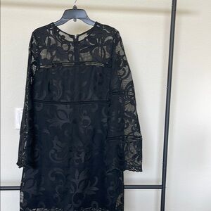 Elegant Black Lace Dress